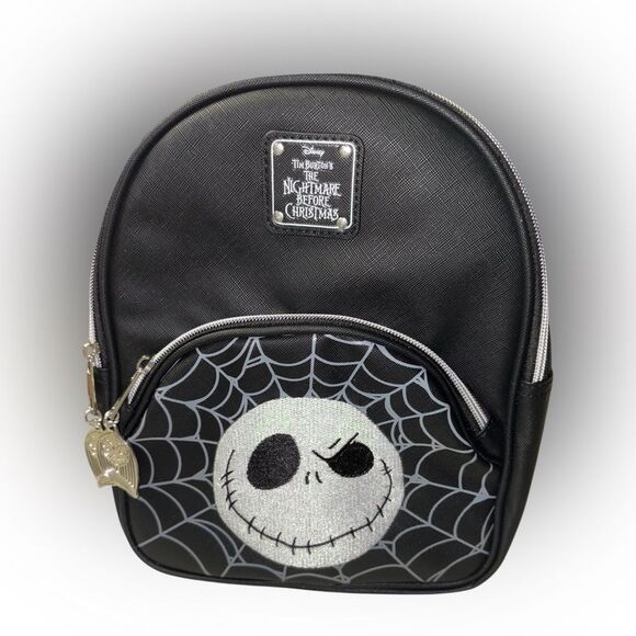 NWOT Disney The Nightmare Before Christmas women’s mini Black Backpack - Picture 1 of 2